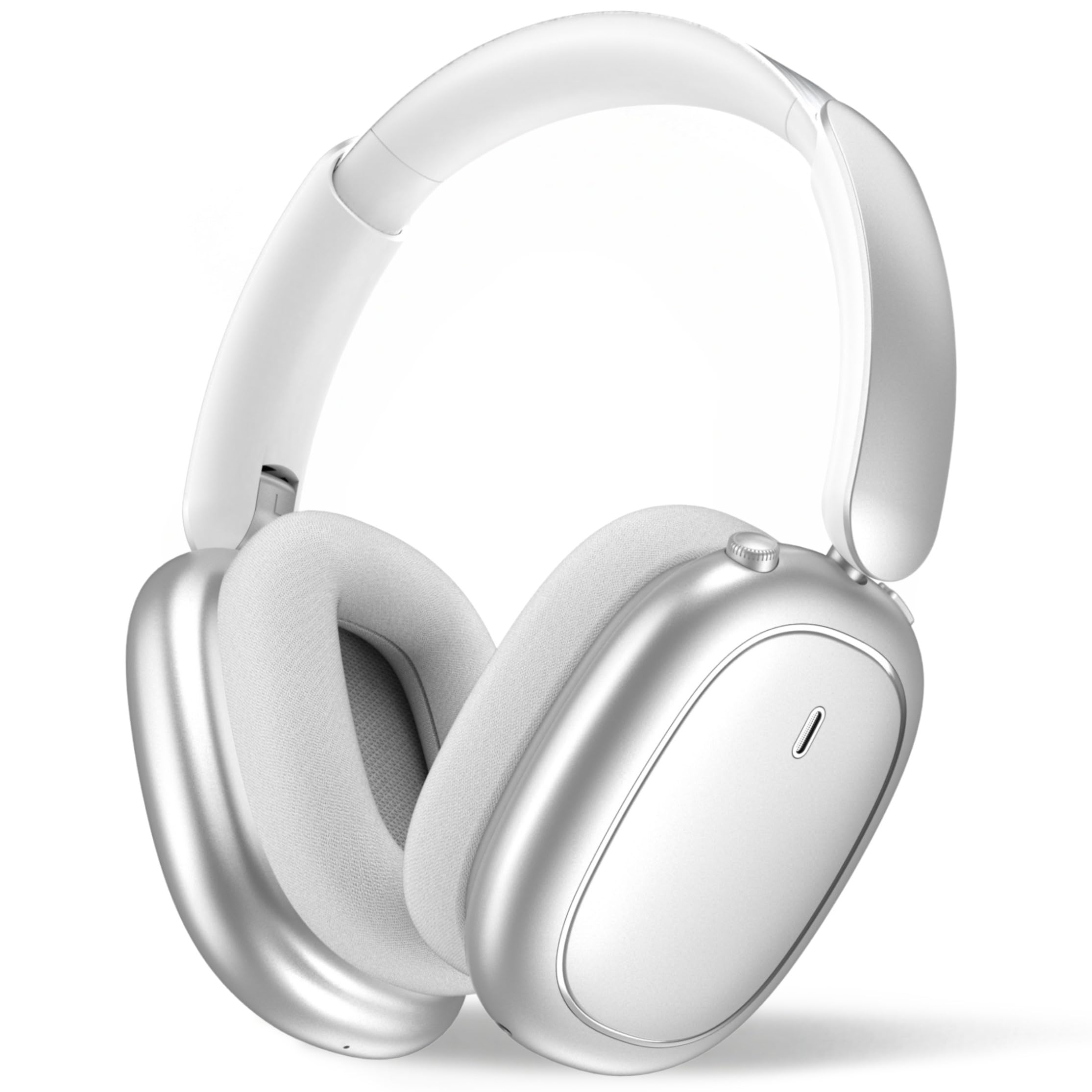 NEXT DESTINATION ND905-ANC Cuffie Wireless Senza fili Bluetooth 5.4 con Cancellazione Attiva del Rumore 40H Bassi Potenti Auricolari Caschi con Microfoni Cuscinetti Magnetici Conne Doppia