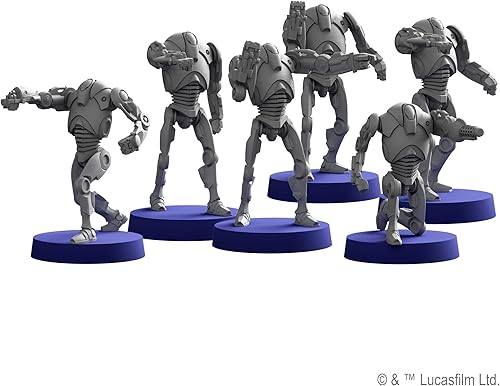 Miniatura 4 de Star Wars Legion B2 Super Battle Droids Expansión  Juego de batalla para dos jugadores  Juego de miniaturas  Juego de estrategia para adultos y