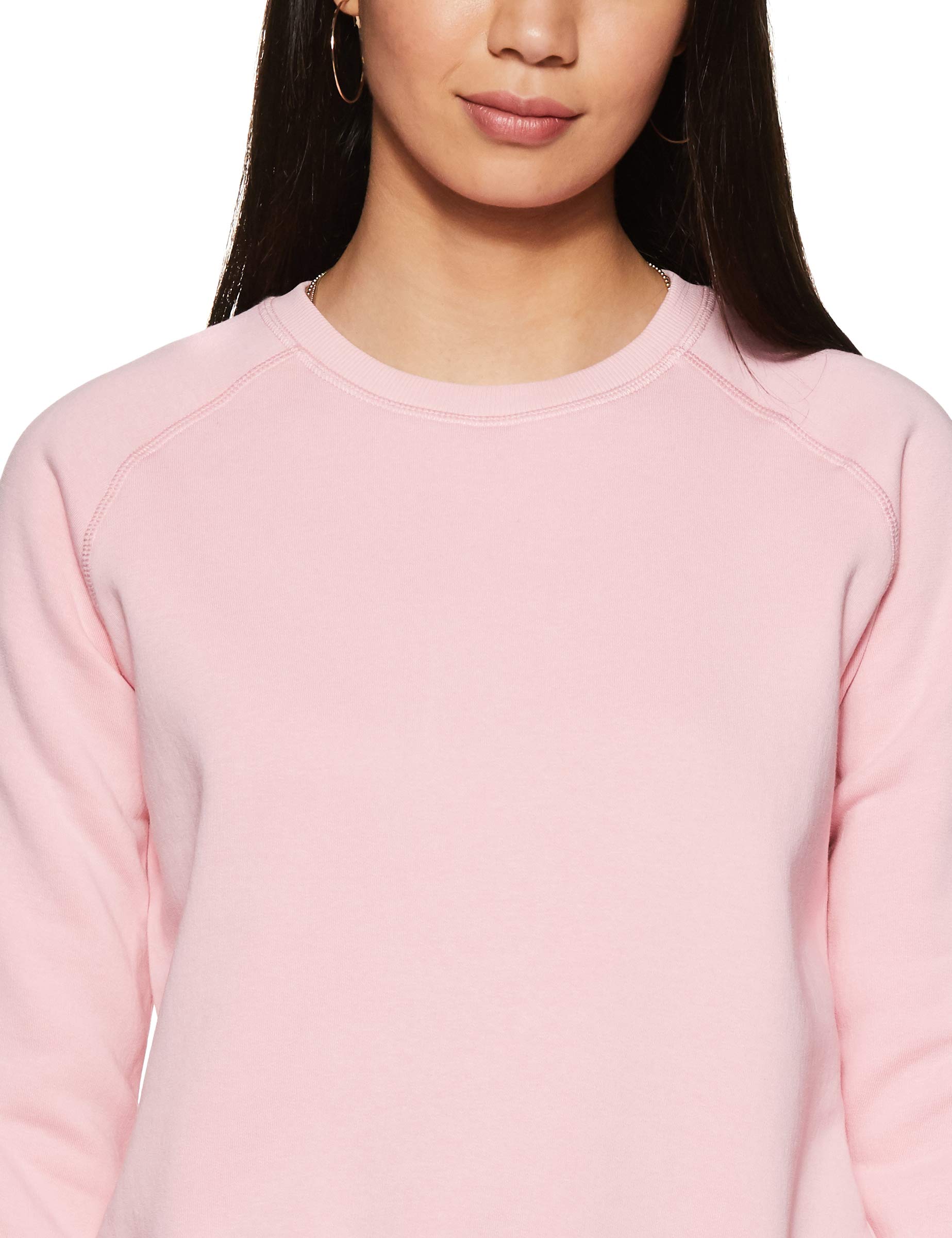 Amazon Brand - Symbol Womens Casual Cotton Blend Crew Neck Regular Sweatshirt (AW18WNSSW03_Lavender_3XL) 1