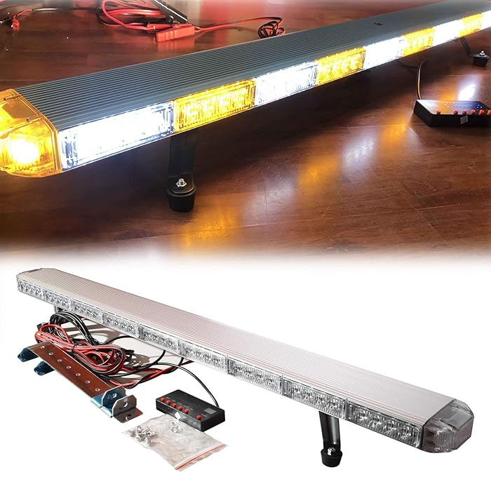 Buy 45" 78 LED 234W Amber White High Intensity Construction Emergency