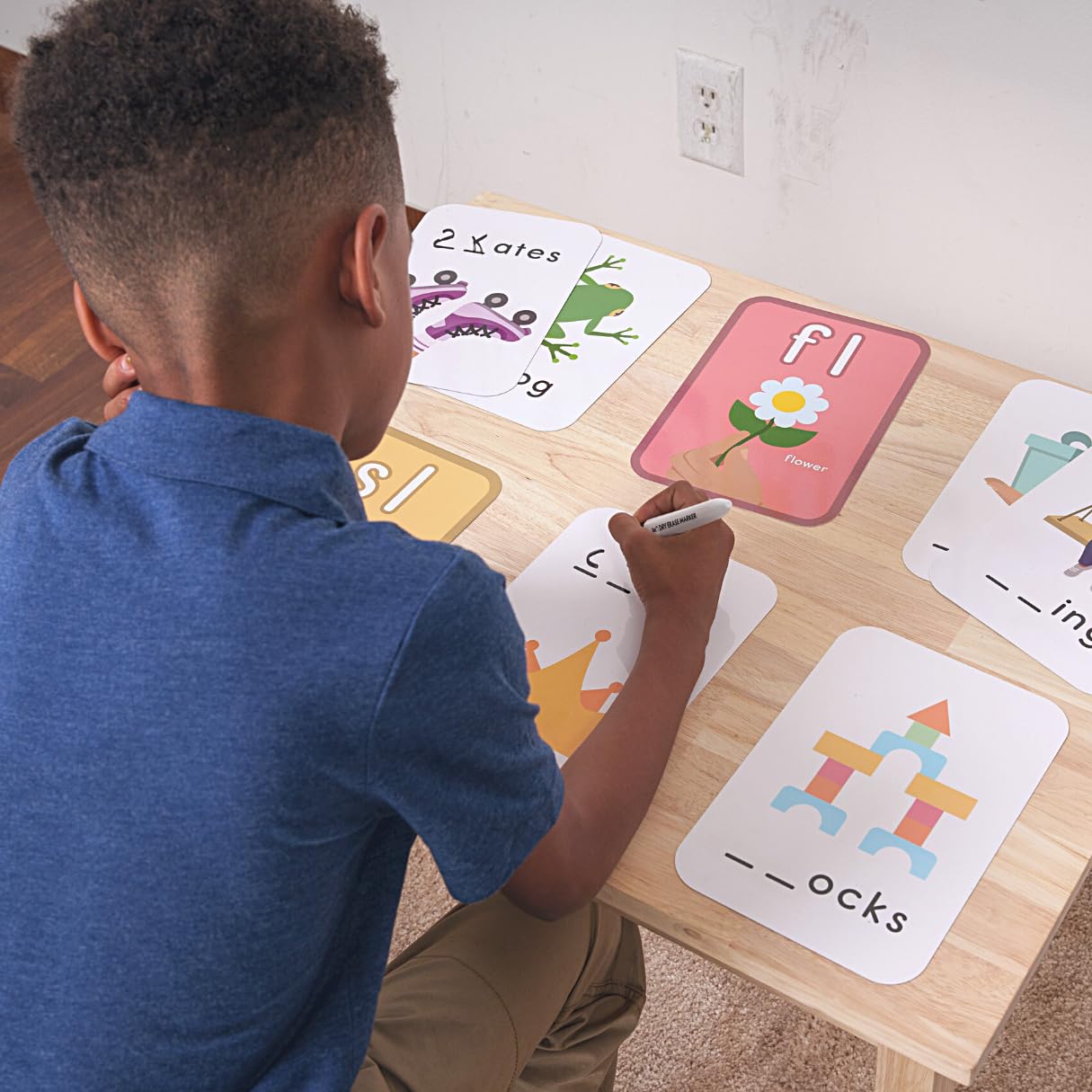 ABSee Me Blends Bulletin Board Set - 20 PCS Phonics Flash Cards - Learn to Read Spell Words Consonant Blends Science of Reading Manipulatives - First Grade Blends Phonics Poster - Homeschool Supplies - Image 7