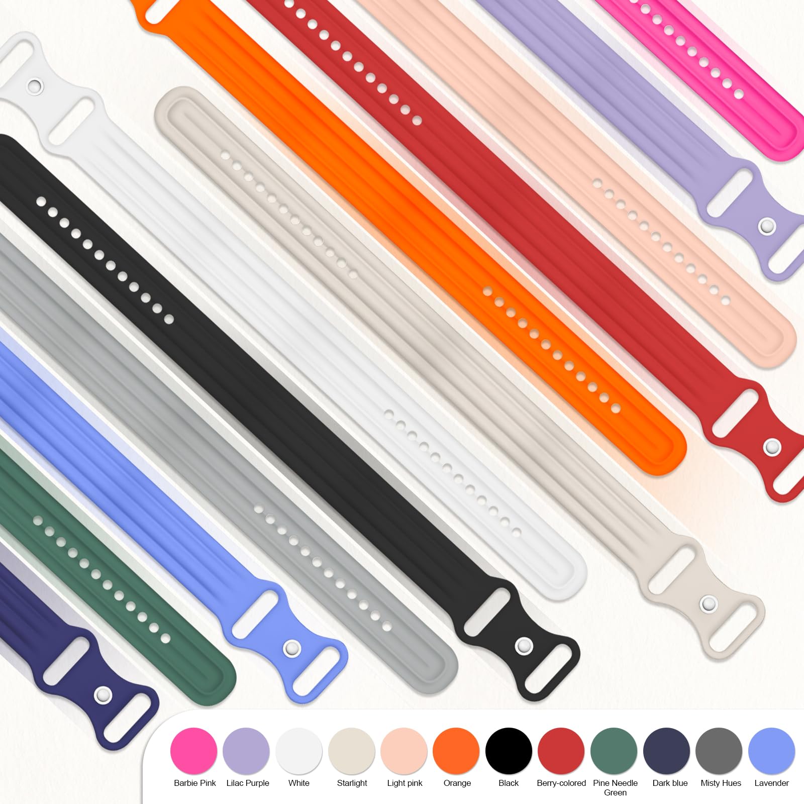 Bracelets en silicone compatibles avec Google Fitbit Air