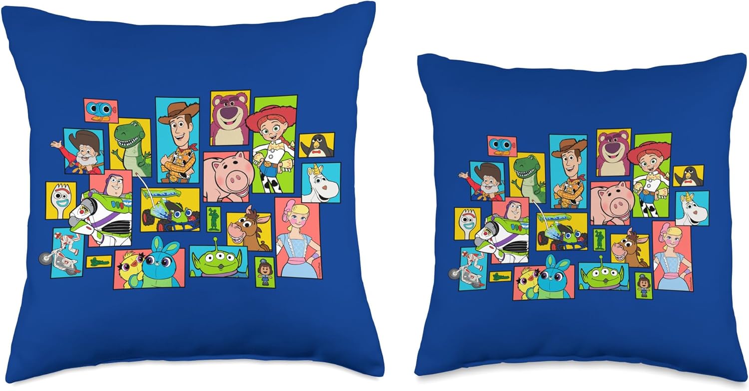 Disney and Pixar's Toy Story 30th Anniversary Collage Throw Pillow