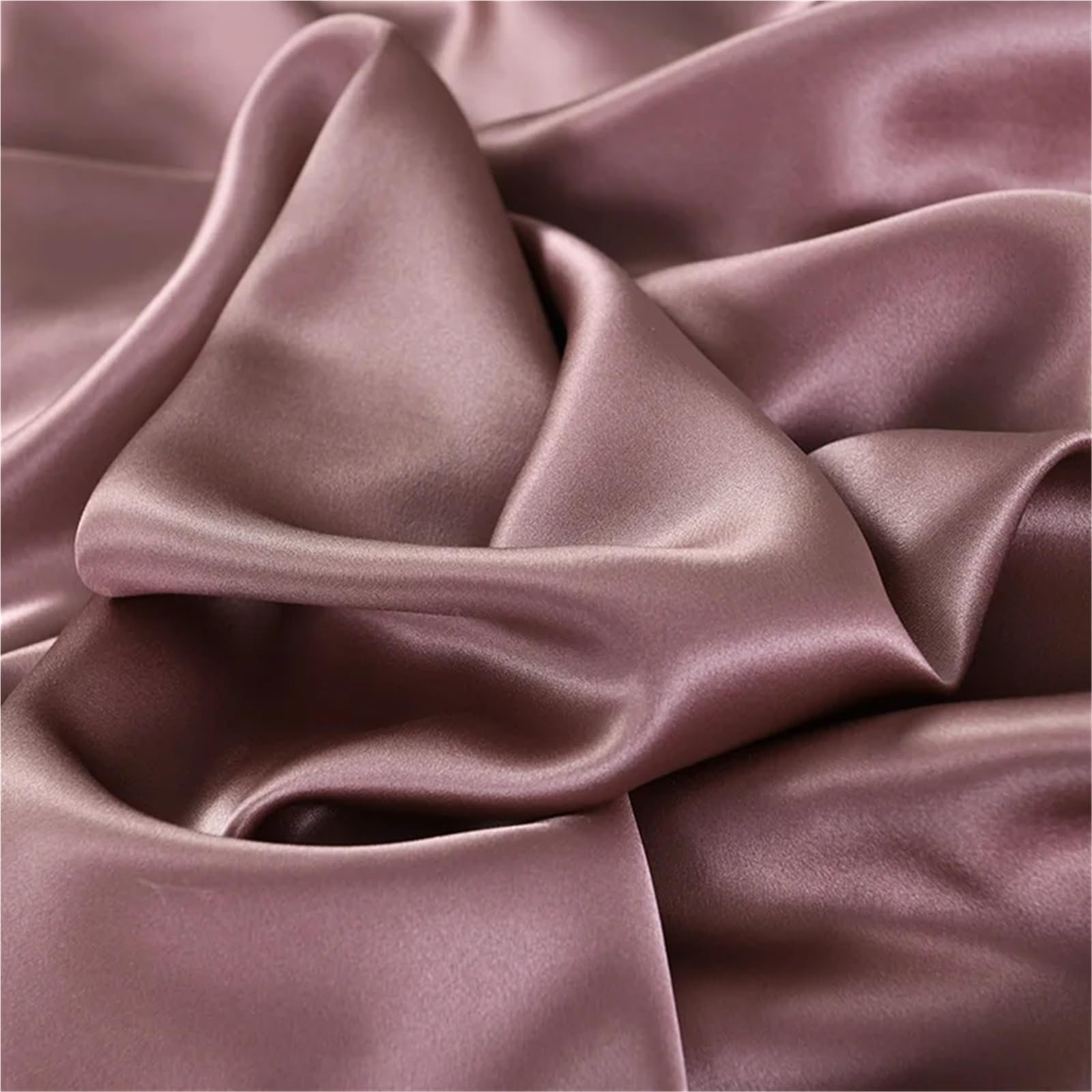 Polyester-Chiffon, Seidenstoff, Breite 280 cm, 22 Momme, 1–1,5 Meter(9-Apple Green,1M)