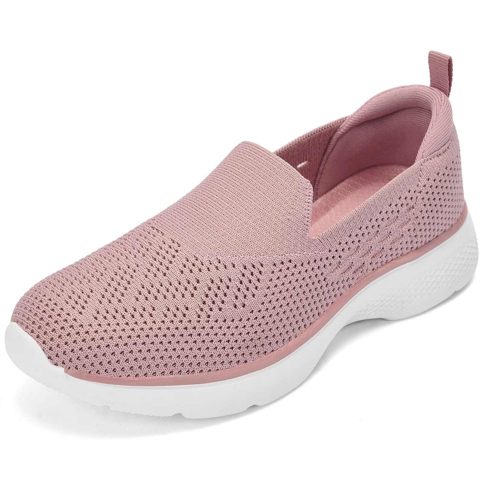 Puxome Damen Sneaker Slip On Atmungsaktive Bequeme Sportschuhe Walking Fitness Freizeit Schuhe