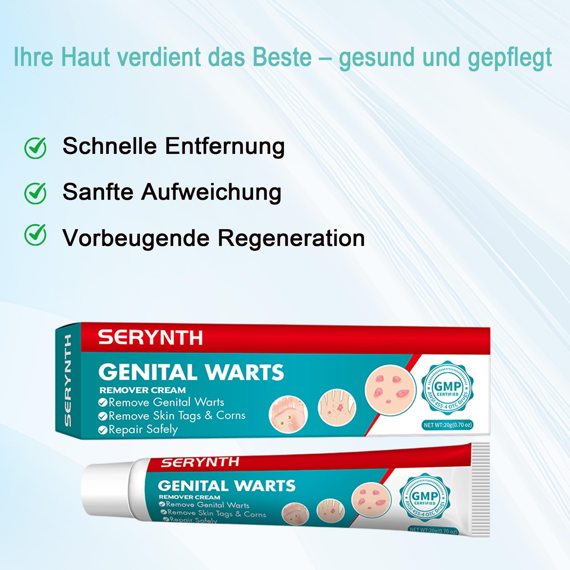 Warzenentfernercreme – geeignet für alle Hauttypen (20G)