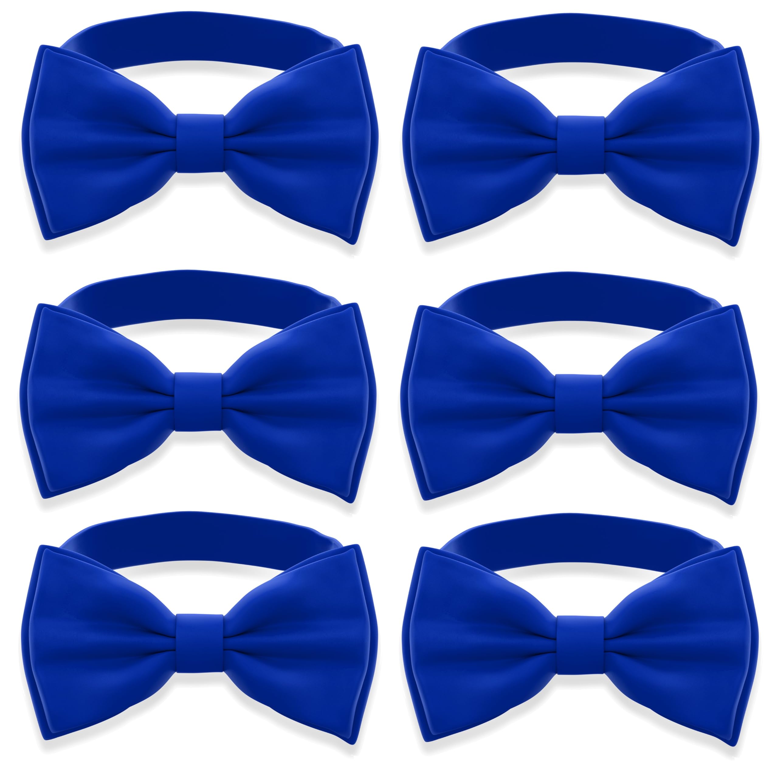 Adam Young Men's Bow Ties Pre-Tied Style Formal Satin Classic Bowtie for Tuxedo Faux Silk