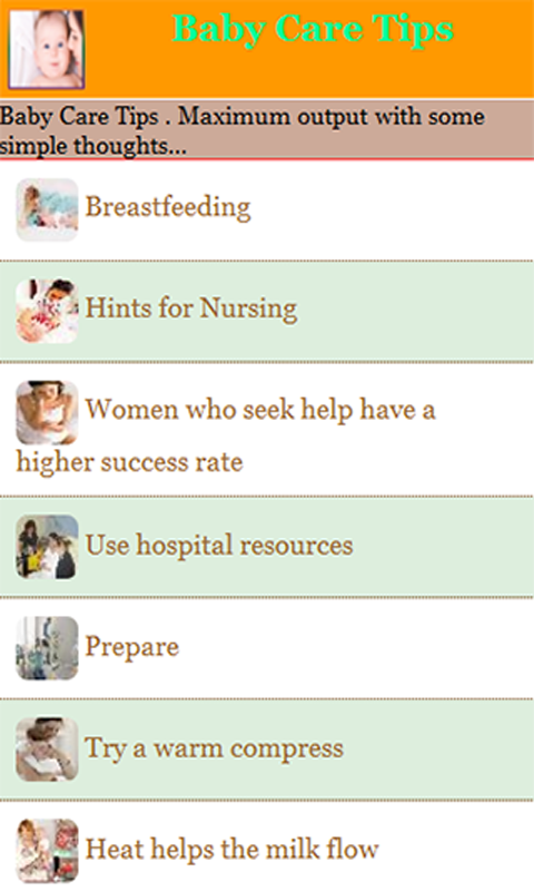 Baby Care Tips - App on Amazon Appstore