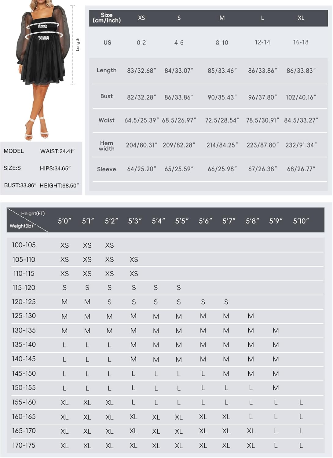 Women’s Floral Mini Dress Long Sleeve Square Neck Babydoll Casual A-Line Flowy Short Dress - Image 6