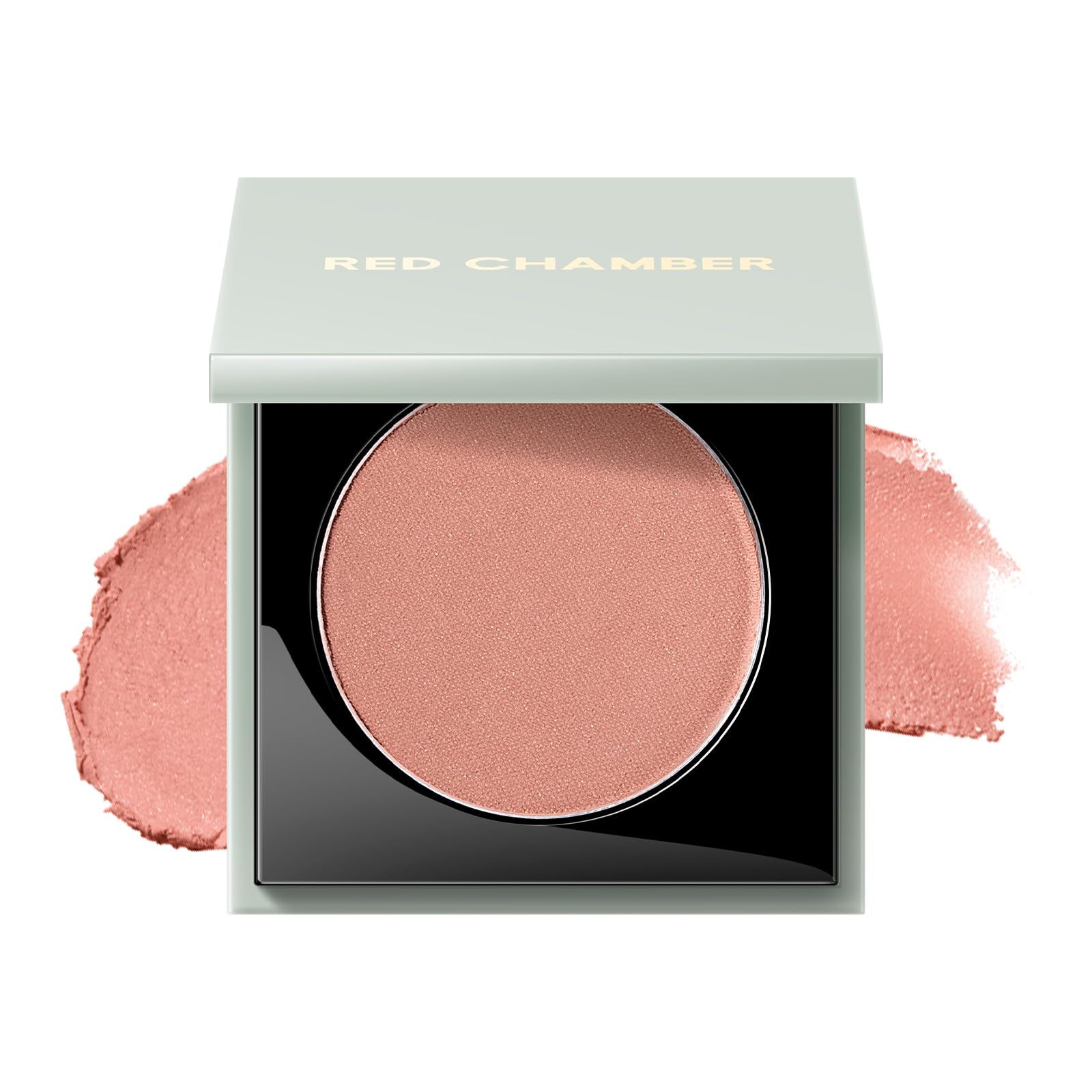 RED CHAMBER Multi-Purpose Cream Blush for Cheeks, Matte Cream-to-Powder Finish — Buildable Lightweight Color Makeup, Serum-Infused Vegan Clean Beauty, Lip & Cheek Tint, Compact with Mirror, Lirin
