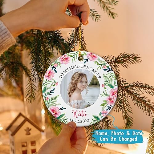 Miniatura 9 de Adorno de reno de primera Navidad como abuelos, adorno de cerámica personalizado para abuelos, primer adorno de abuela y abuelo, regalos de Navidad