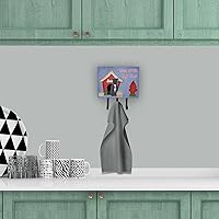 Vista 4 de Caroline's Treasures BB2800TH68 Dog House Collection Staffordshire Bull Terrier - Correa azul o soporte para llaves, ganchos de pared, soporte