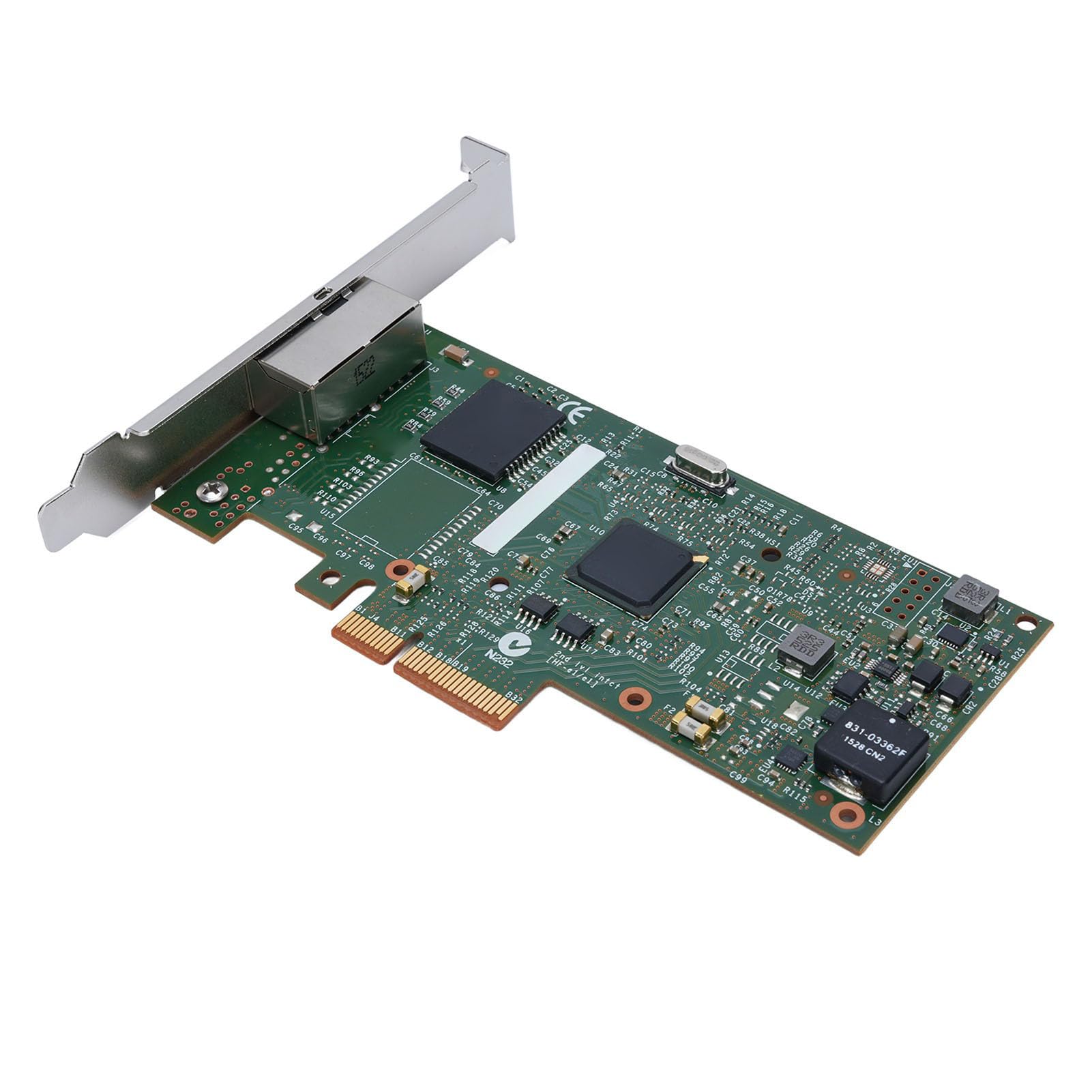 Ausla Adattatore Server Ethernet I350 T2 Adattatore Server Gigabit Ethernet PCIe Dual RJ45 10 100 1000Mbps PCIe 4x Gen 2.1 QoS VLAN WoL per