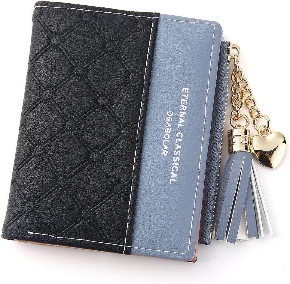 Wallet for Women Small Compact Wallet Bifold, RFID Wallet Credit Card Holder Mini Bifold Pocket Wallet