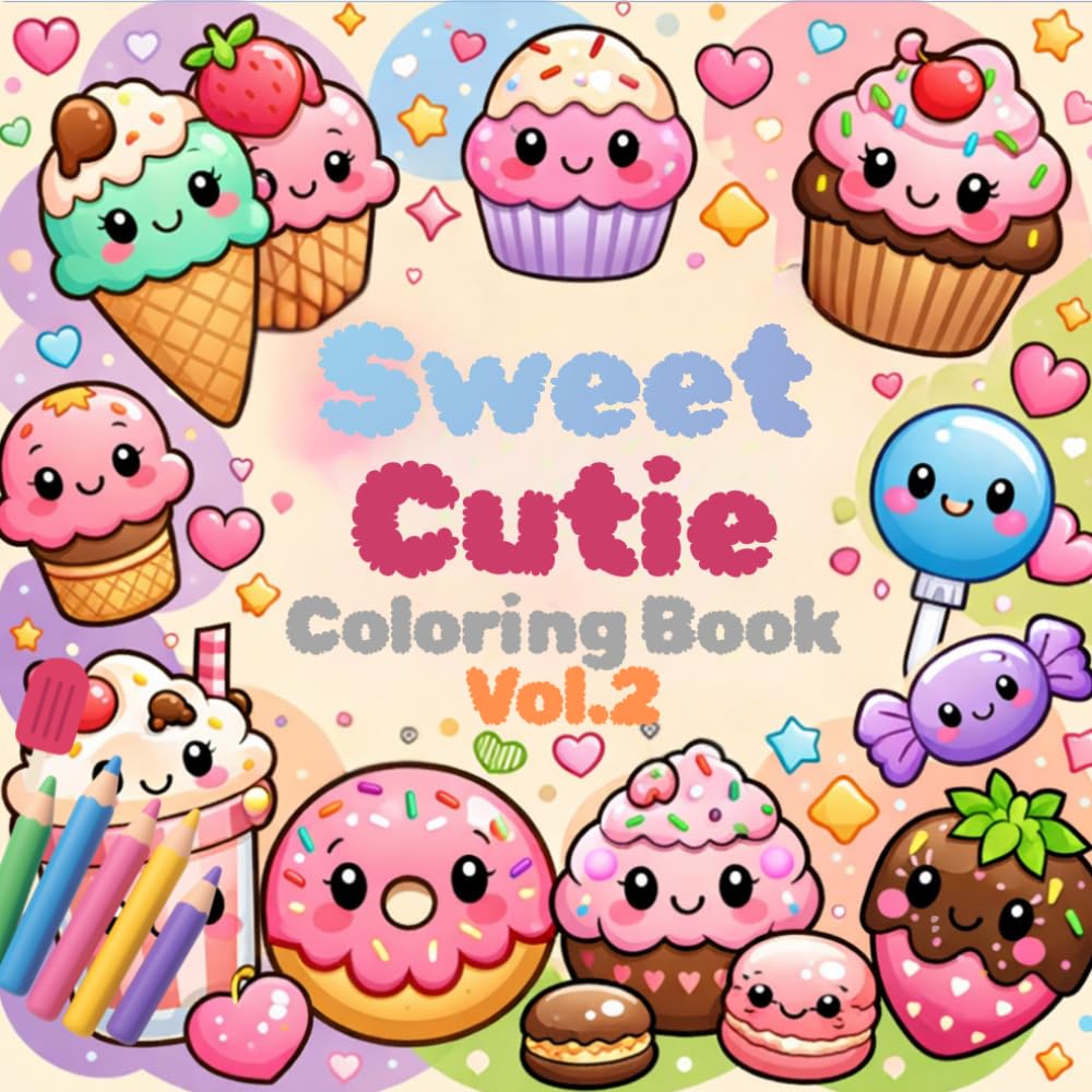 Sweet Colouring Book Volume 2