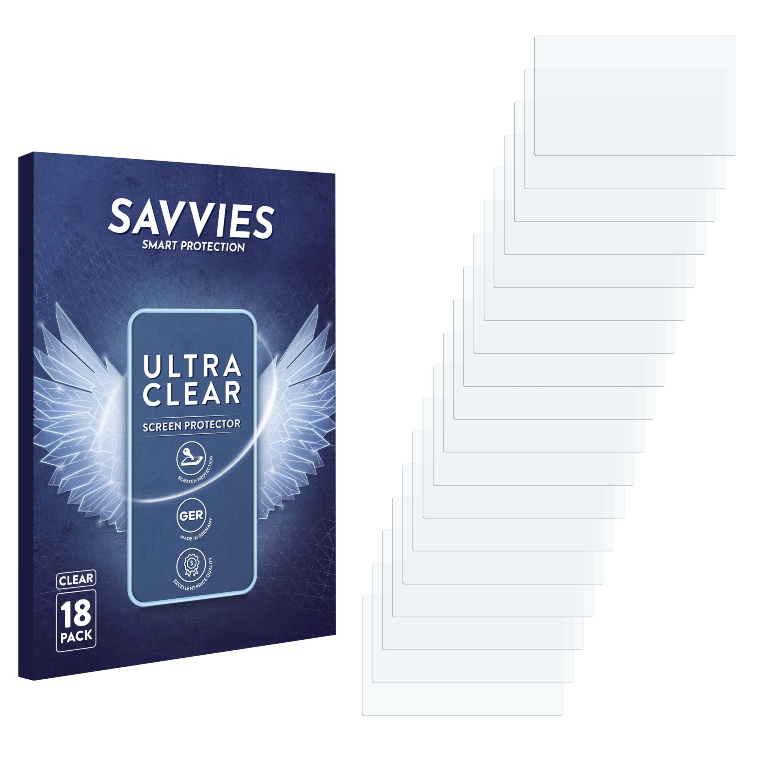 savvies Screen Protector compatible with Leica CS20 3.75G Protection Film Clear 18-Pack
