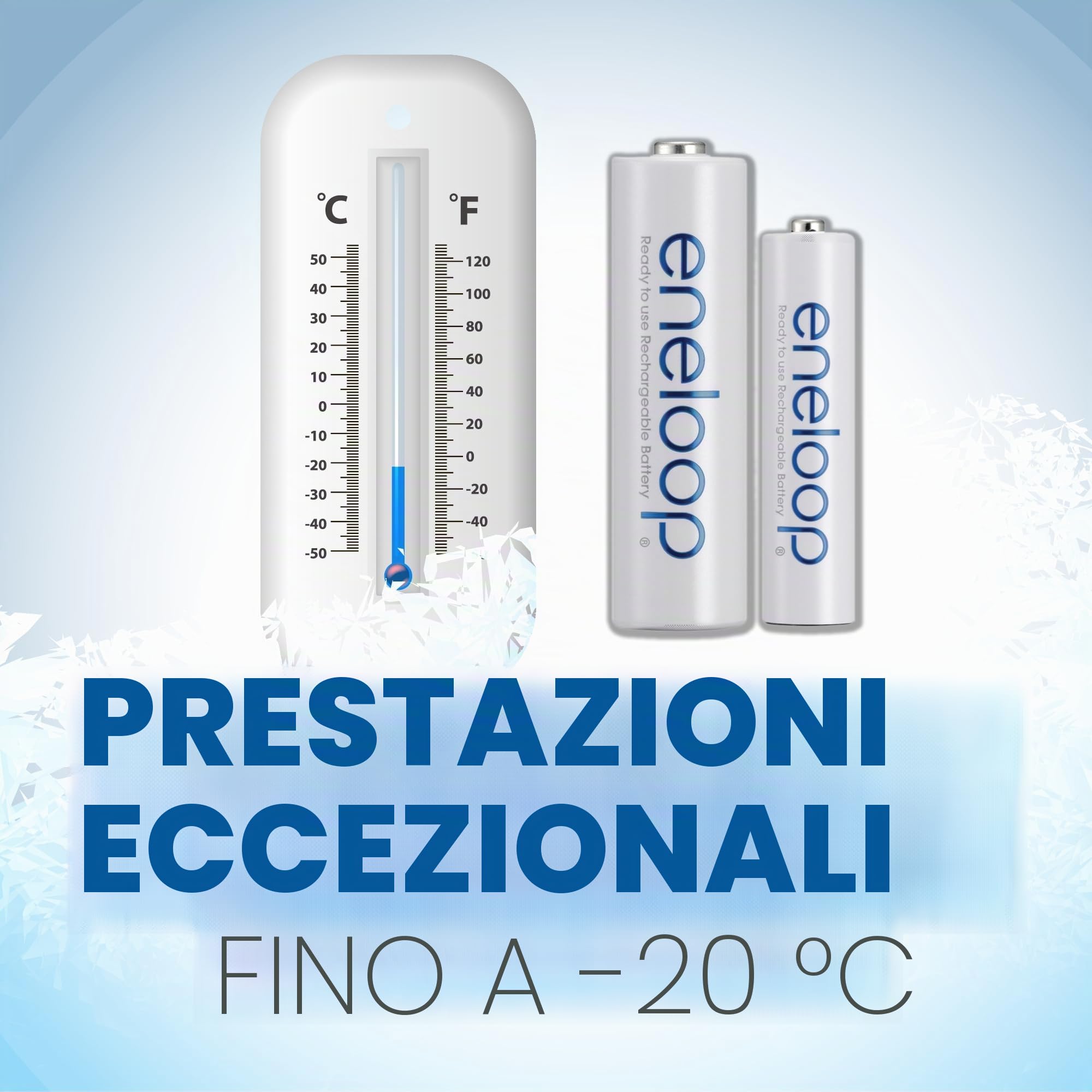 Panasonic eneloop AA New 2100 di Ni-MH pre-charged batterie ricaricabili