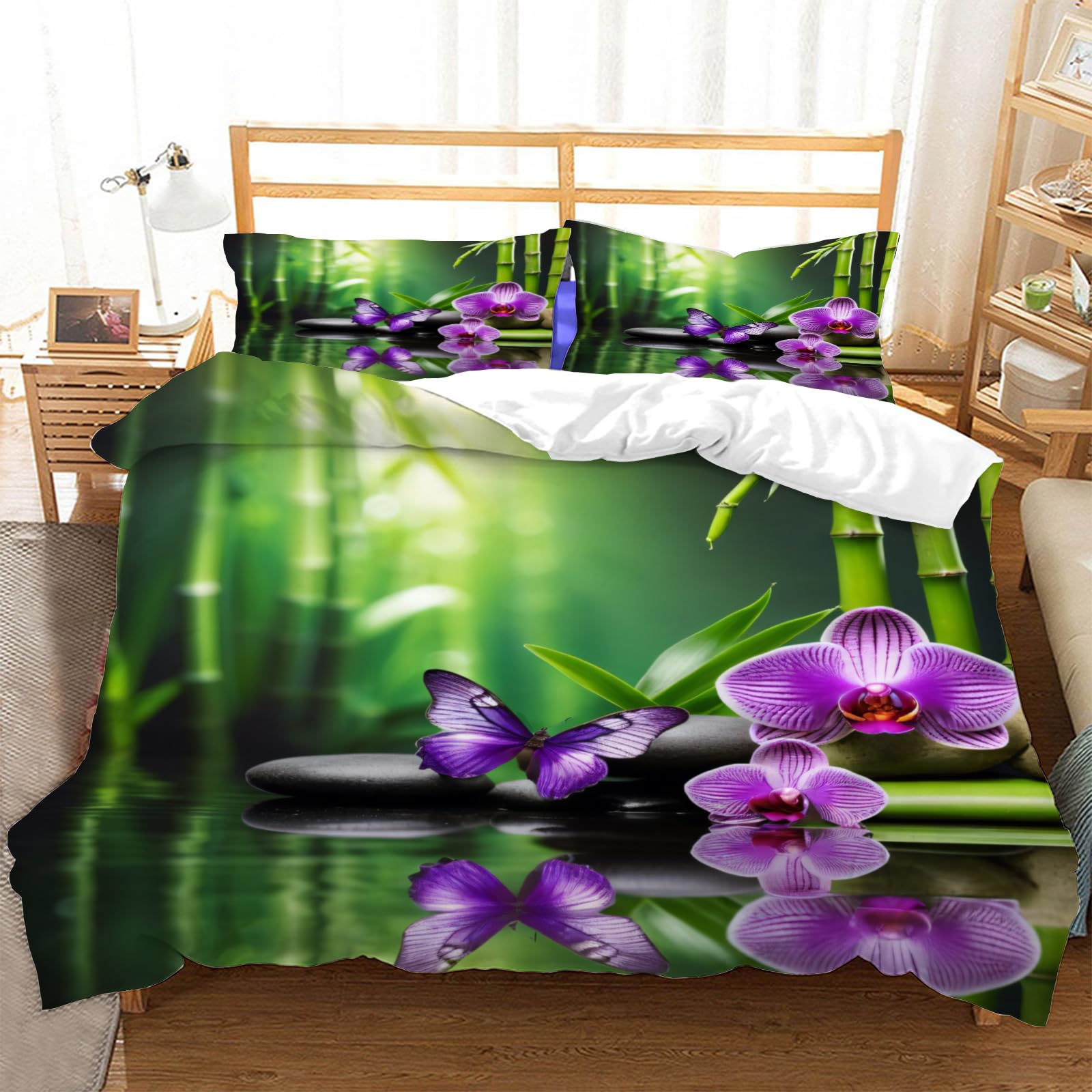 Parure de lit 240x260 orchidée pour transformer votre chambre en un espace de détente zen
