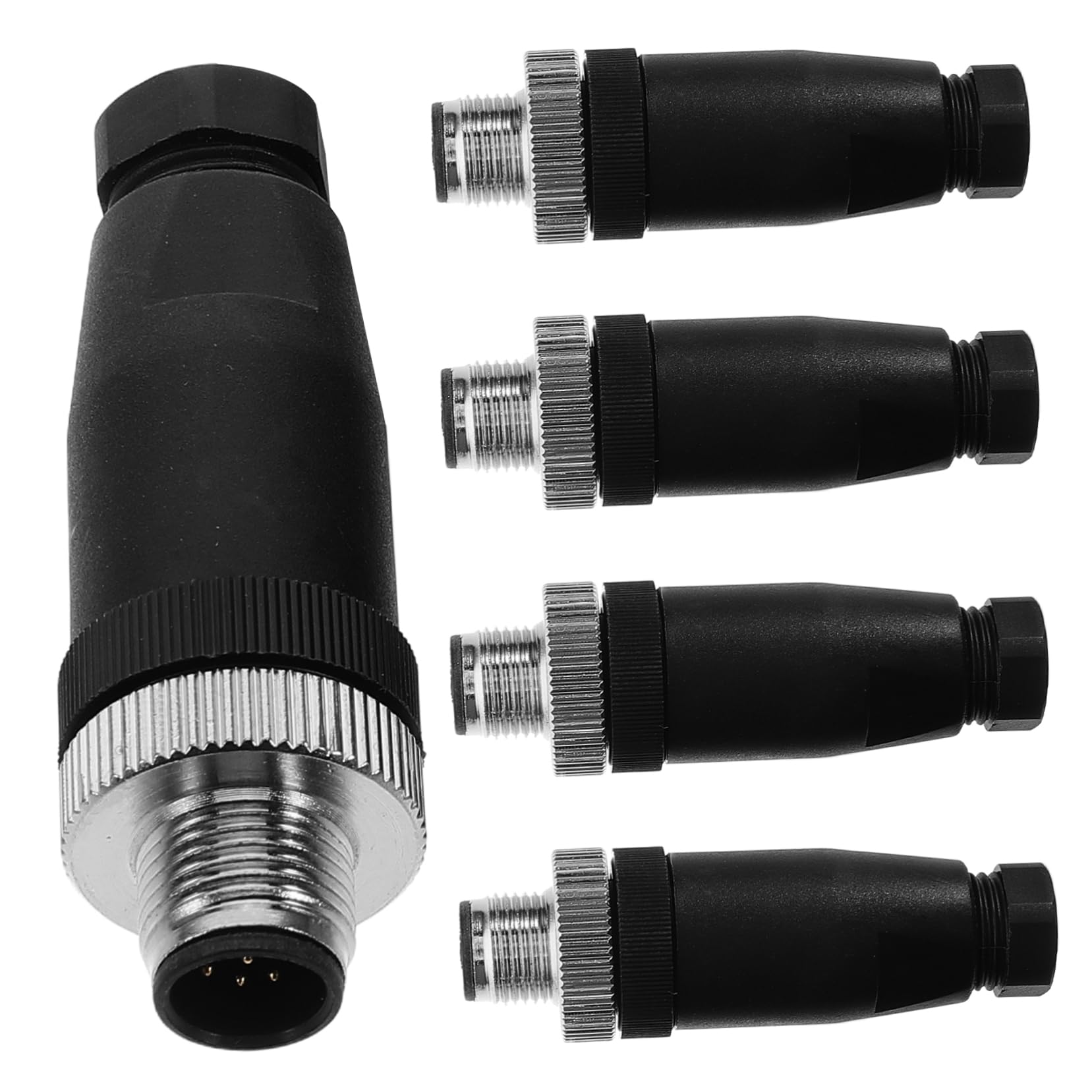 Connettore Circolare Maschio Serie 12 8 Pin 5 Pezzi