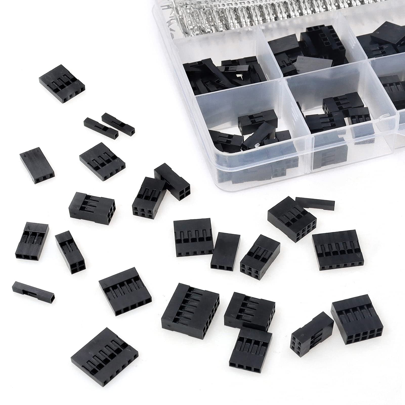 120 Pezzi 2,54 Mm Standard PCB Shunt Connettore Corto Cappuccio Mini Jumper 91544462 - Foto 6