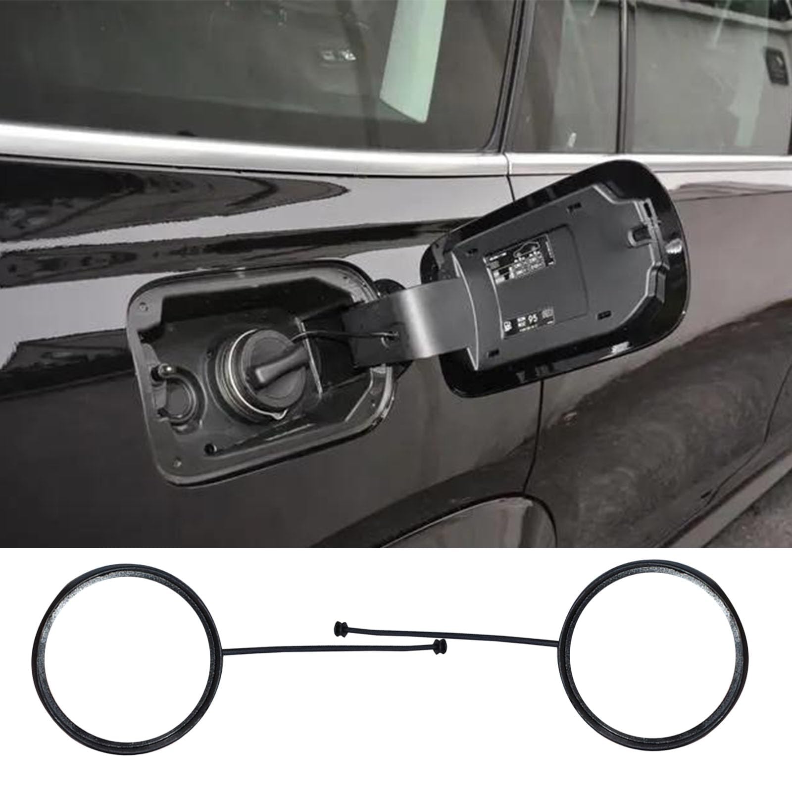 Taśma mocująca do Mercedes Benz akcesoria MB C E S Klasa W W203 W169 W171 W172 W204 X204 W211 W212 W220 W221 W245, korek wlewu paliwa, taśma mocująca, gumowa taśma do pokrywy wlewu paliwa, akcesoria