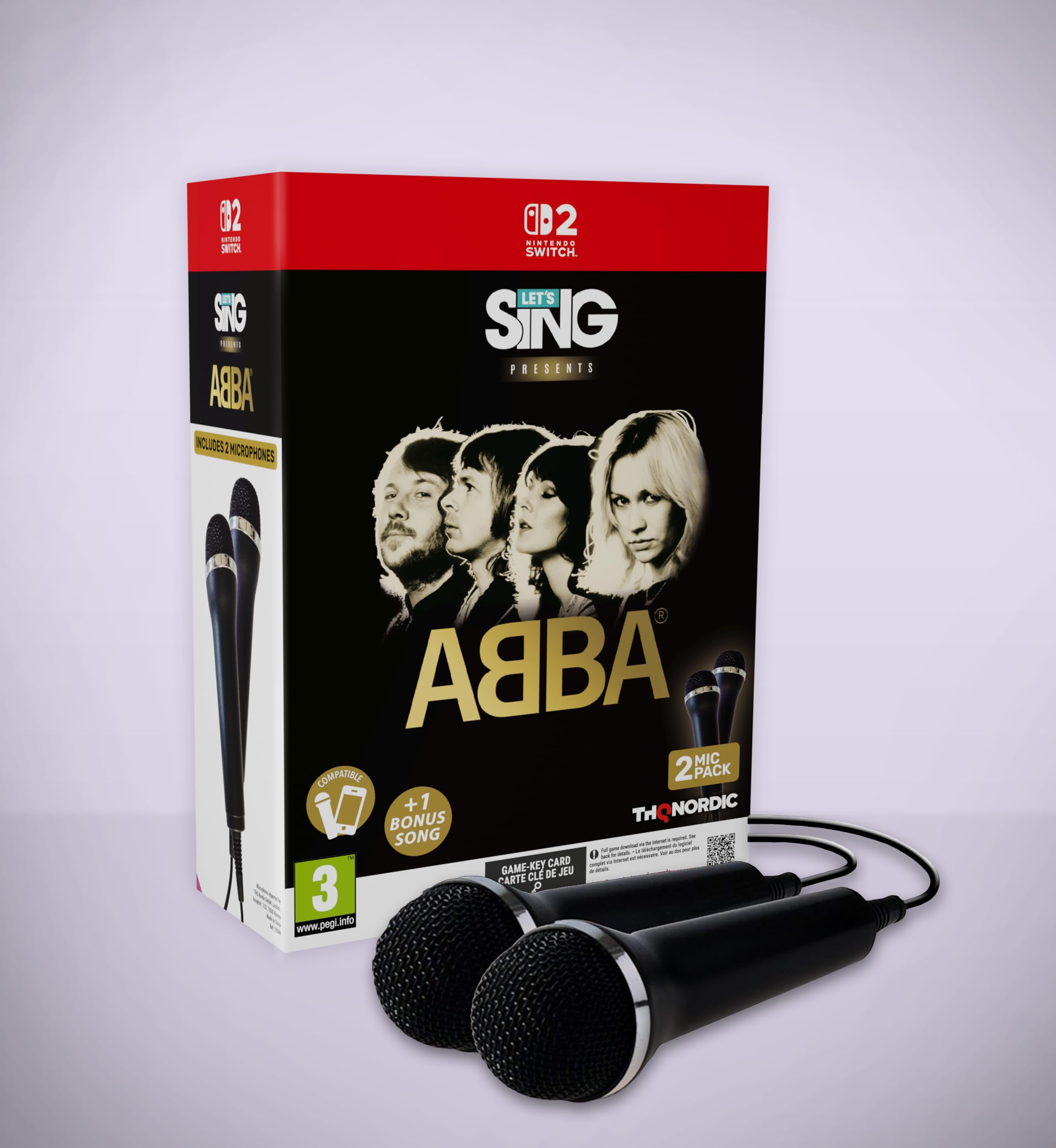 Let's Sing Abba 2027 2 Mic Bundle - Nintendo Switch 2