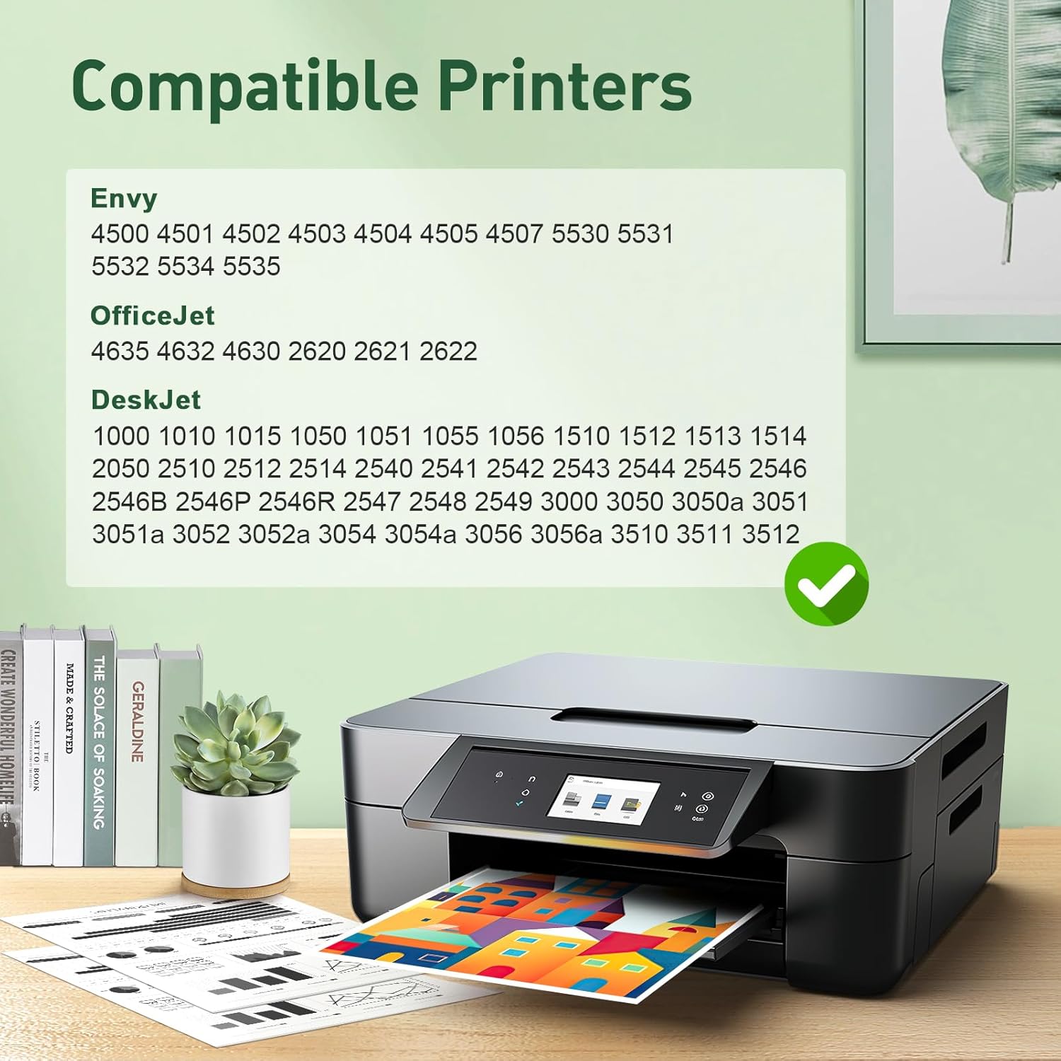 KINGWAY 61XL Ink Cartridge Black and Color Combo Pack Replacement for HP 61 61XL Printers Works with 4500 2540 5530 4630 4502 4501 4635 5535 2542 3050 2541 3510 Printers (2 Pack)