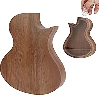 Vista 4 de Bancos de ahorro, regalo ideal de visión clara de madera maciza, alcancía en forma de guitarra para dormitorio