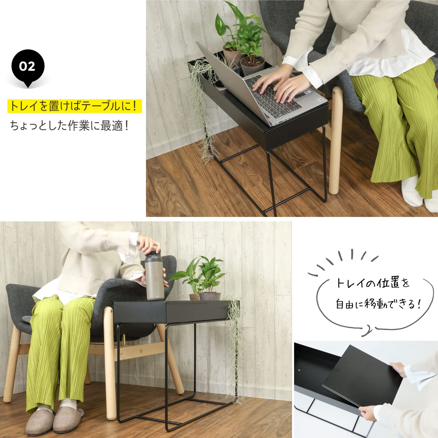 Amazon.co.jp: Rocotto プランター アイアン フラワースタンド