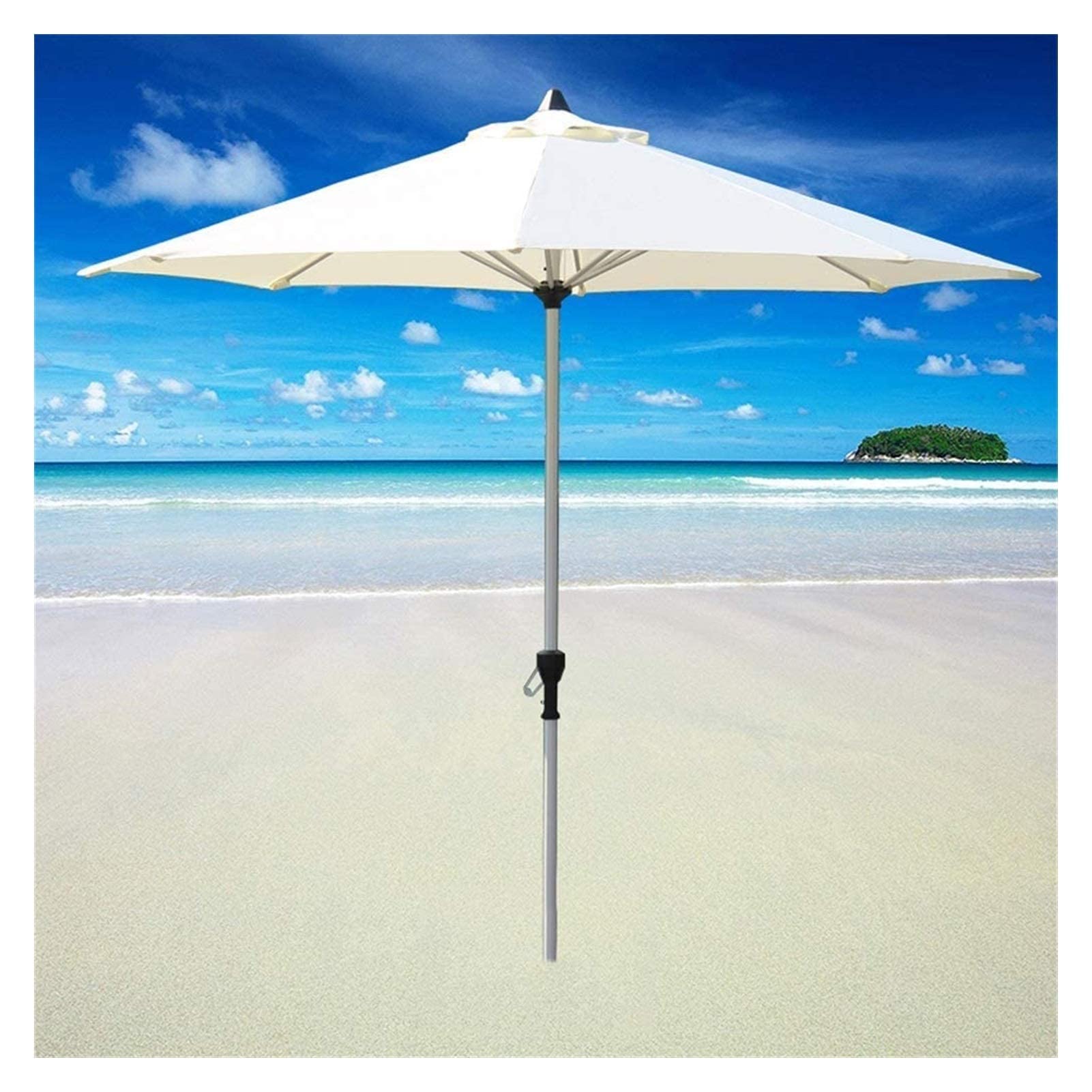 Parasol de marché vert CLSDRZC haute protection solaire pour table extérieure - 5