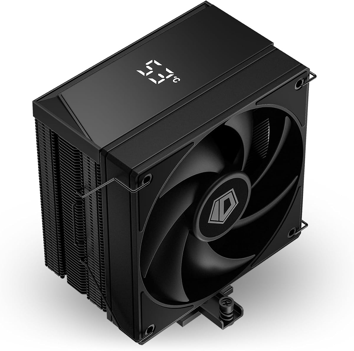 ID-COOLING FROZN A410 TD CPU Air Cooler, Real-Time Temp Display, 220W | Full Memory Clearance, 4 Heat Pipes, 120mm High-performance Case Fan, Support Intel LGA1851/1700/1200/115X and AMD AM5/AM4