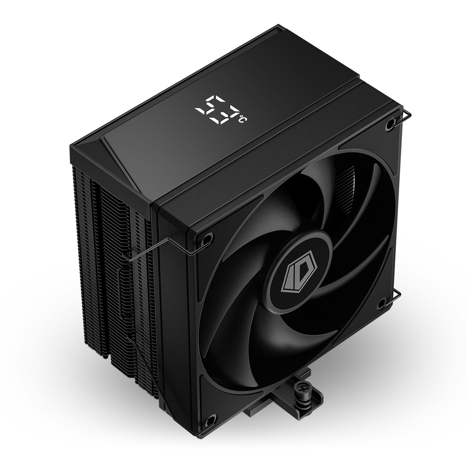 ID-COOLING FROZN A410 TD CPU Air Cooler, 4 Heat Pipes, 120mm High-Performance Fan, Real-Time Temperature Display, Pre-Applied Thermal Paste, Compatible with Intel LGA 1700/1200/115X & AMD AM5/AM4