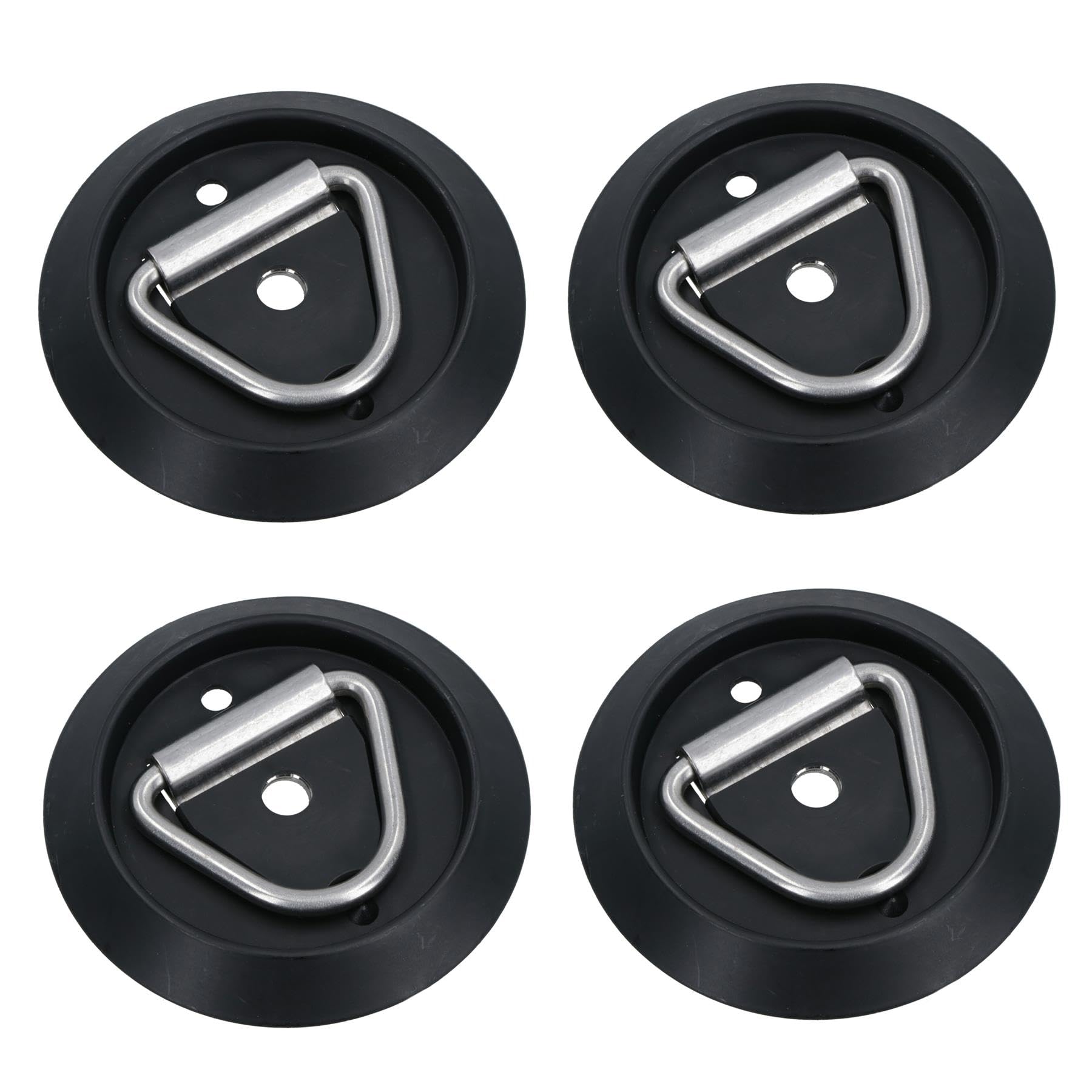 Stainless Steel Surface Mounted D Ring Tie Down Lashing Ring Trailers Trucks 1pc