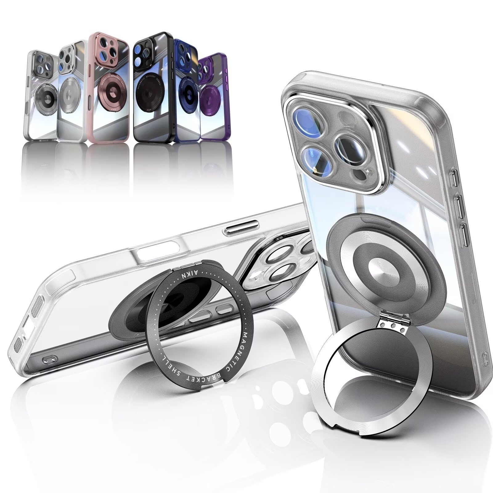 Amazon.co.jp: 360度回転 2024 いphone 16 Pro Maxケース MagSafe