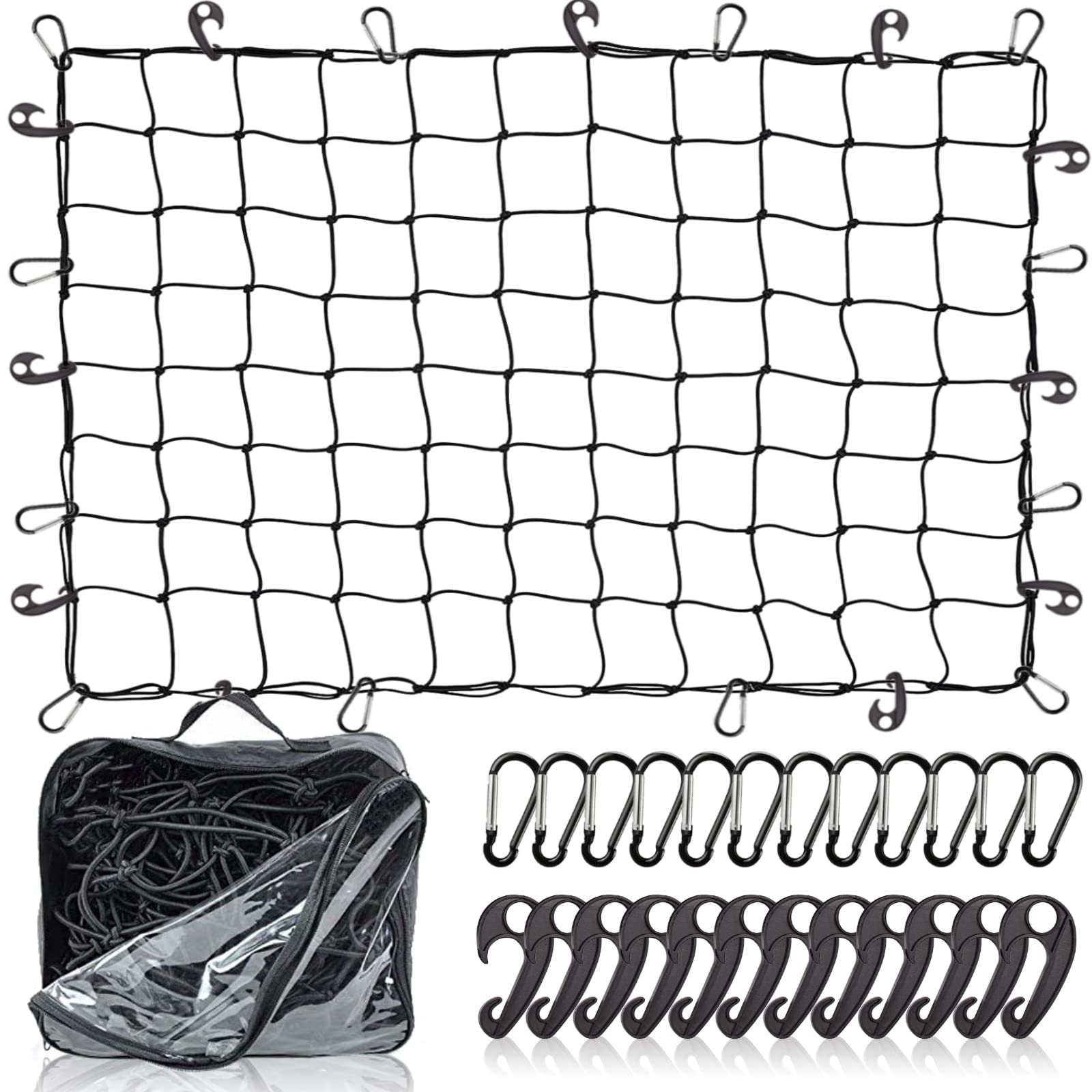 ZUOZE 3x4 Natural Latex Core Cargo Net