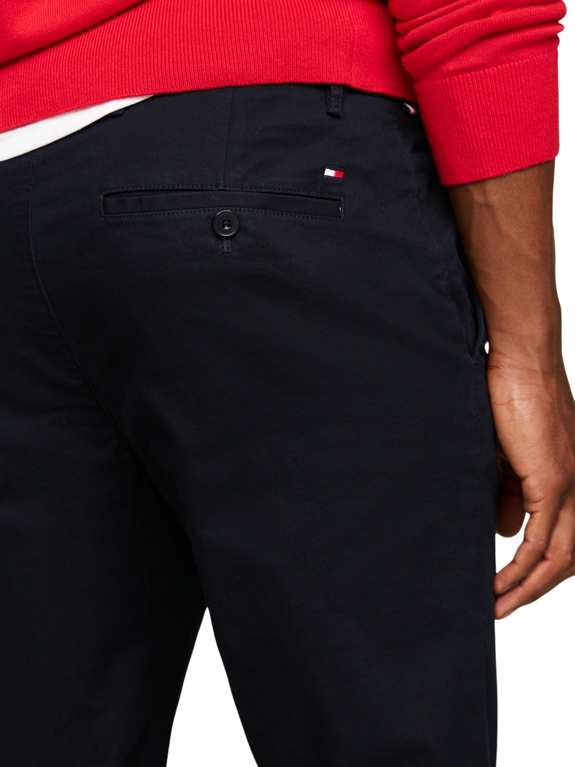 Tommy Hilfiger Uomo Pantaloni Chino Bleecker Essential Twill Slim Fit