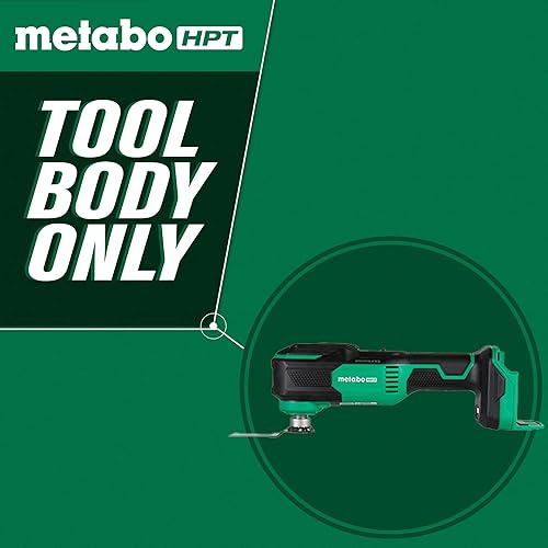 Miniatura 2 de Metabo HPT Multiherramienta oscilante MultiVolt de 18 V  Solo herramienta - Sin batería  Corte de alta velocidad  Baja vibración y ruido  Garantía