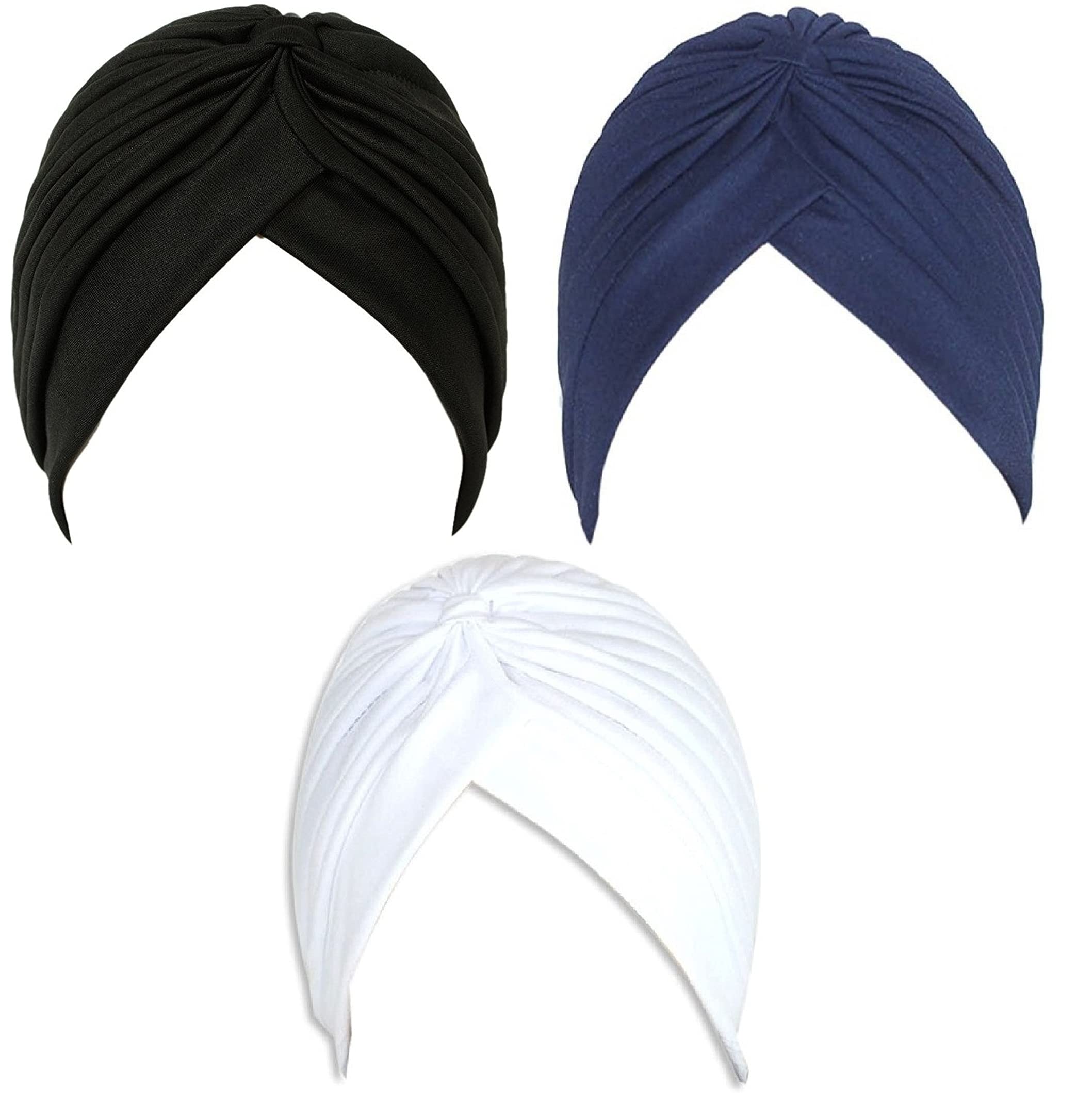 bismaadh Chemo Sleep Turban Cap Headwear Scarf Beanie Cap for Cancer Patient Hair Loss - Pack of 3-picture-55