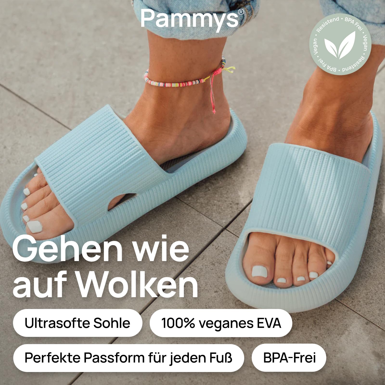 Originals - Sandalias para mujer, cómodas chanclas de verano hechas de 100% EVA, veganas y sin bisfenol A, sandalias antideslizantes para playa, ciudad, jardín y piscina