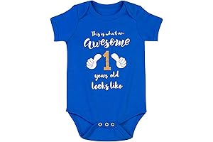 Wild One Birthday Decorations: Funny Baby Outfits for 1 Year Old Boys