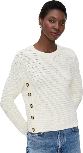 ba&sh Women's Gael Sweater, Ecru, Off White, 2