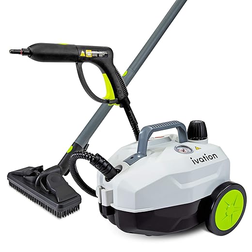 Ivation IVASTEAMR20 1800W Canister Steam Cleaner