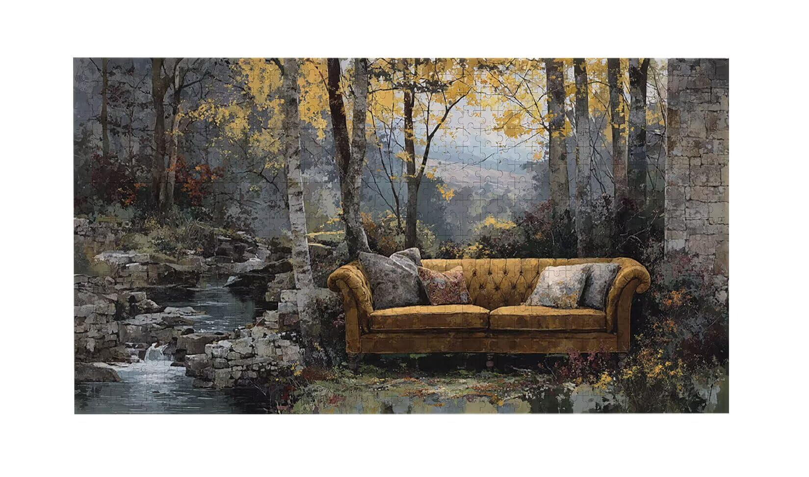 Puzzle de Madera para Adultos 1312 Piezas - Bosque, Obra de Arte de Juego de Rompecabezas para Adultos, Puzzle de Impresión de Alta Definición Multicolor, Pasatiempo Creativo Regalo b-810
