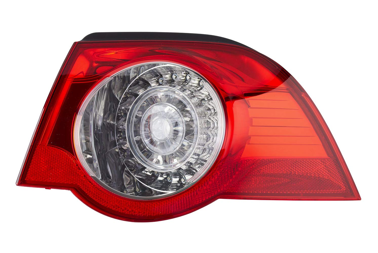 HELLA 2VA 009 246-101 Rückleuchte - LED - glasklar/rot - äusserer Teil