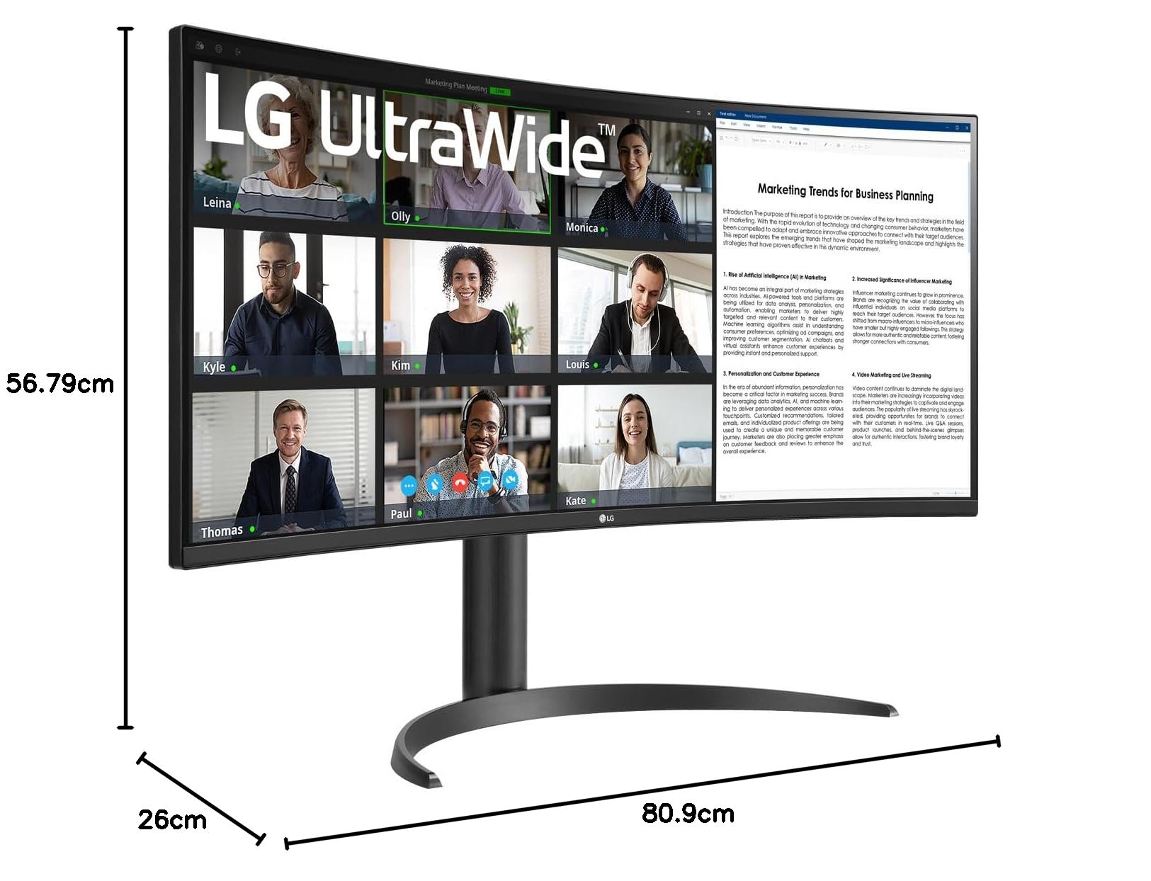 LG 34WR55QC-B