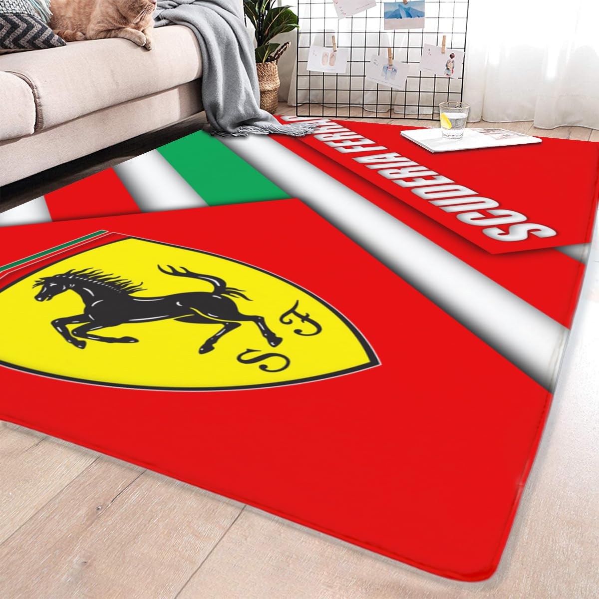 Amazon | スクーデリア・フェラーリf1チーム カーペット ラグマット 
