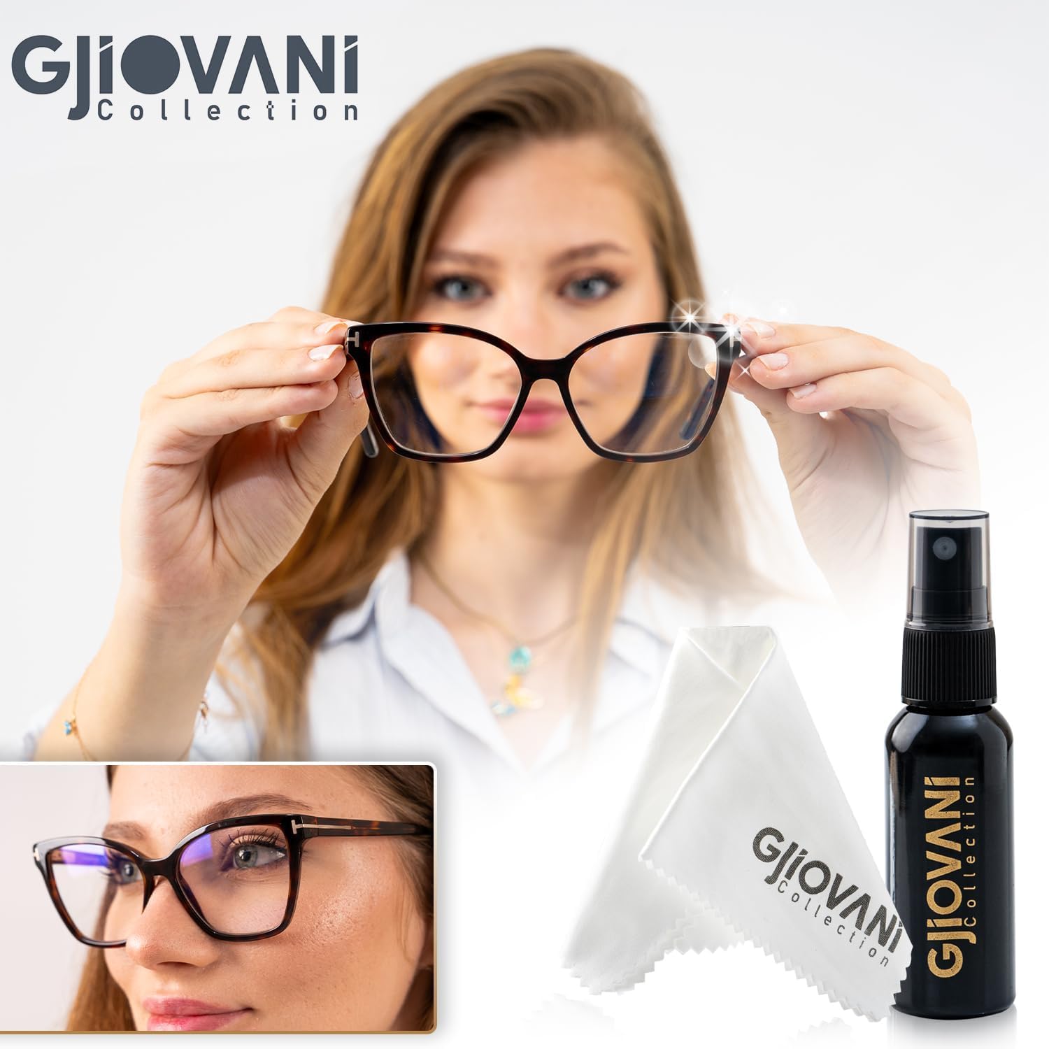 Juego de 12 limpiadores de gafas, spray limpiador de gafas y spray de limpieza con paño de microfibra, sin rayas, sin alcohol, antivaho, spray de limpieza para gafas y pantalla, 30 ml cada uno