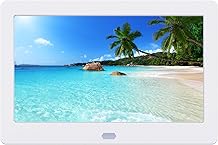 Digital Photo Frame with IPS Screen - 1280x800 Digital Picture Frame with 1080P Video, Music, Photo, Remote Control, Auto Rotate, Calendar, Time
