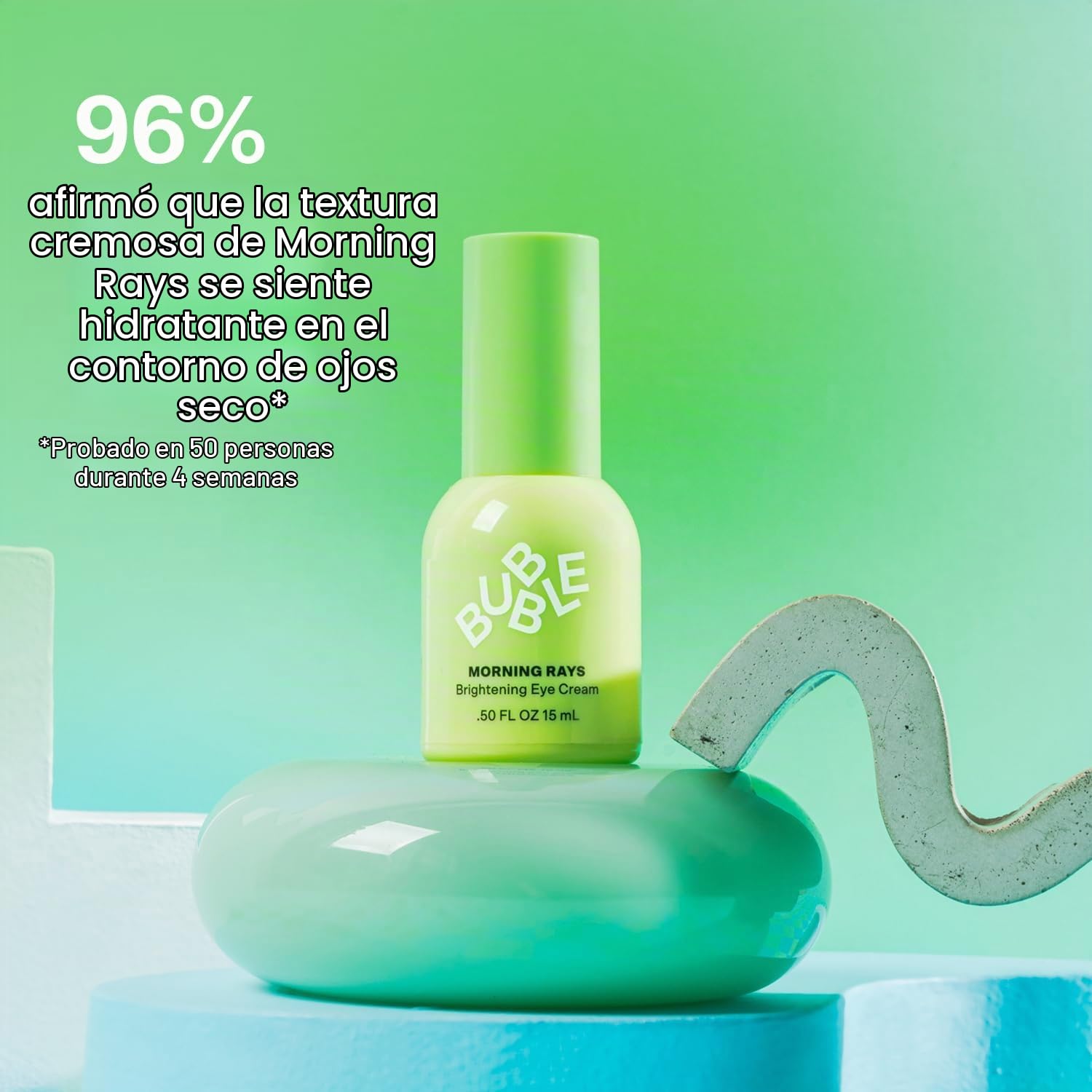 Bubble Skincare Morning Rays Brightening Eye Cream, Cuidado diario - 15 ml