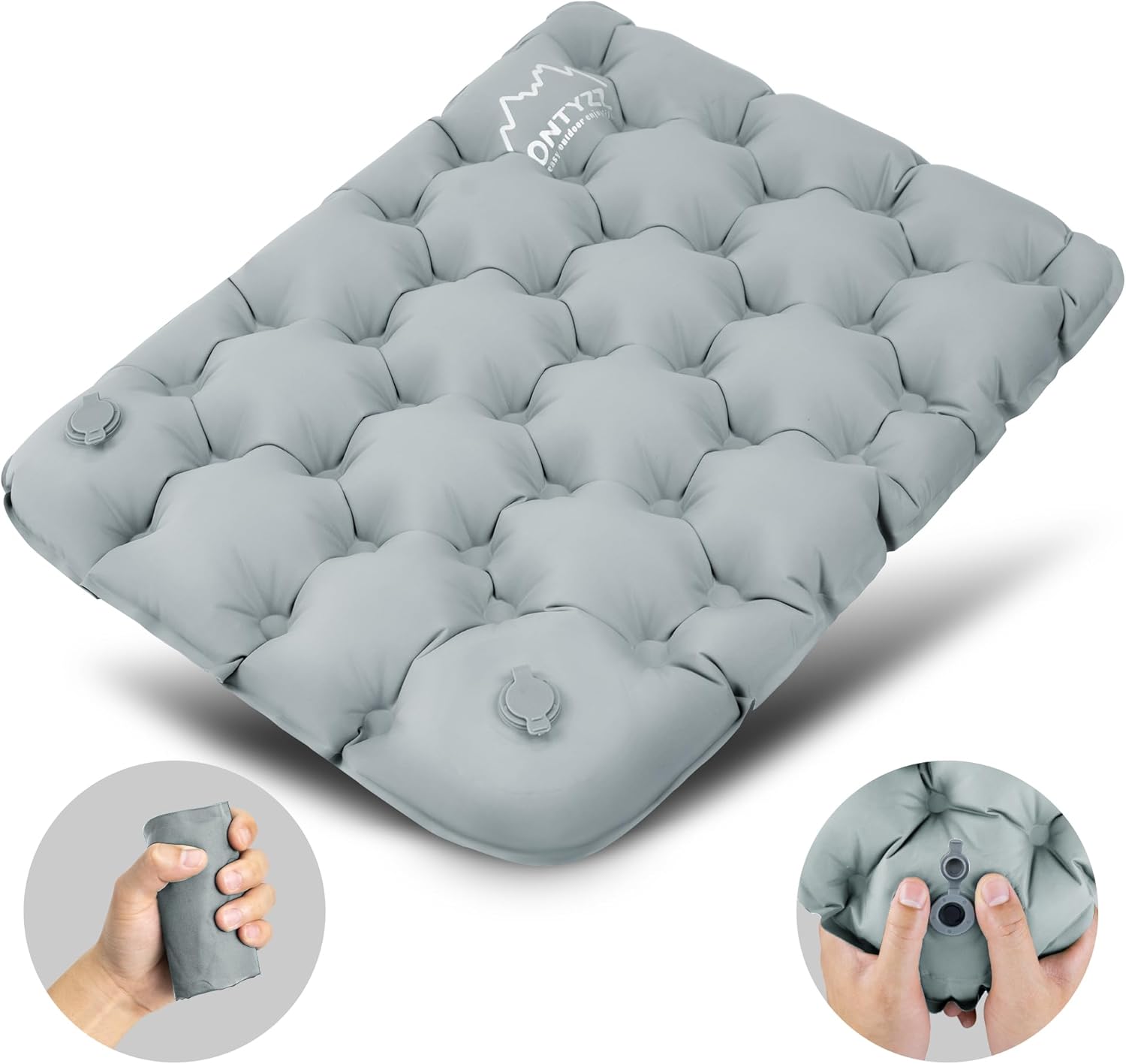 ONTYZZ Inflatable Seat Cushion Lightweight Airplane Seat Cushion Stadium Seat Travel Cushion for Climbing Hiking Office Airplane
